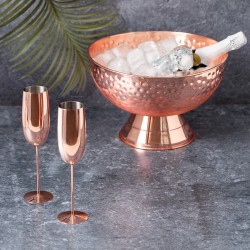 Seau à Champagne Personnalisé Chic Éco-responsable Larch marquage laser ultra précis