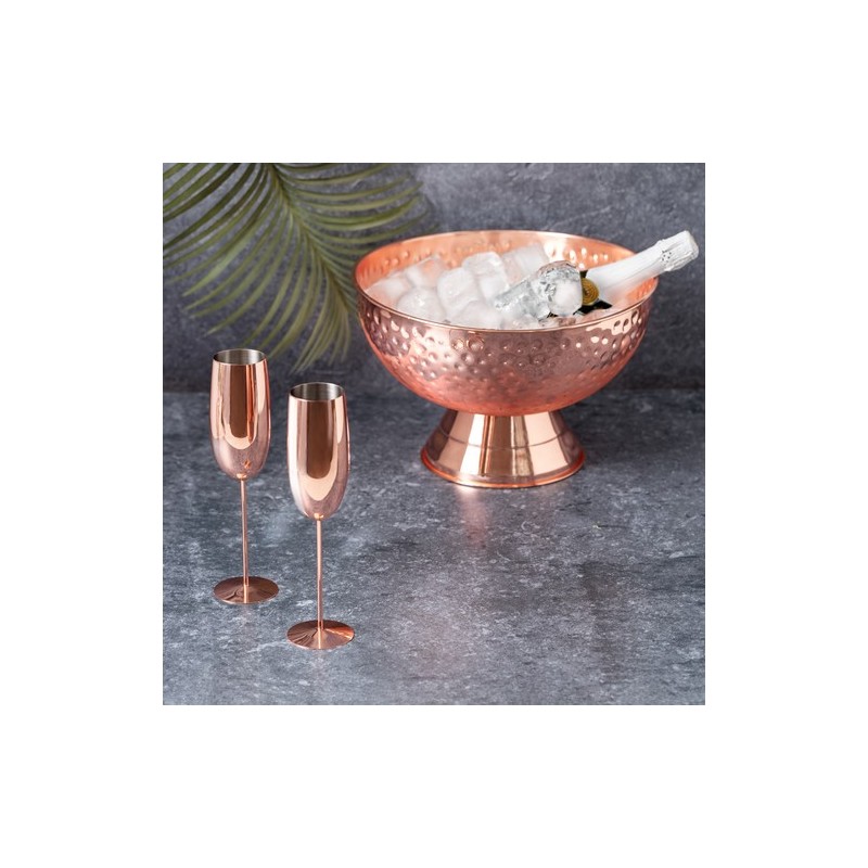 Seau à Champagne Personnalisé Chic Éco-responsable Larch marquage laser ultra précis