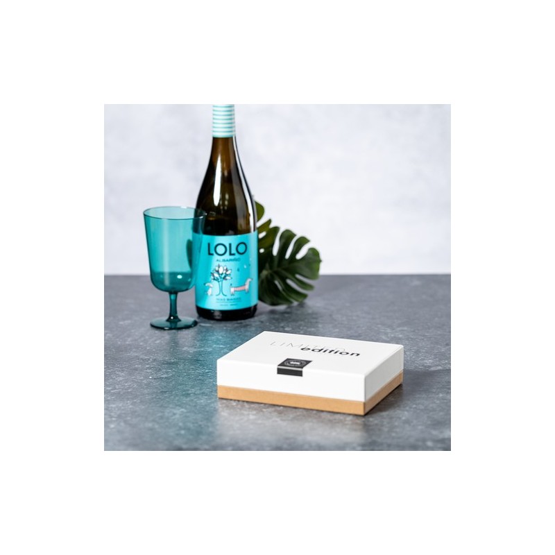 Set de Vin Éco-responsable Élégant Zerquen Matières : acier inoxydable Couleurs : noir marquage laser ultra précis