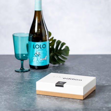Set de Vin Éco-responsable Élégant Zerquen Matières : acier inoxydable Couleurs : noir marquage laser ultra précis