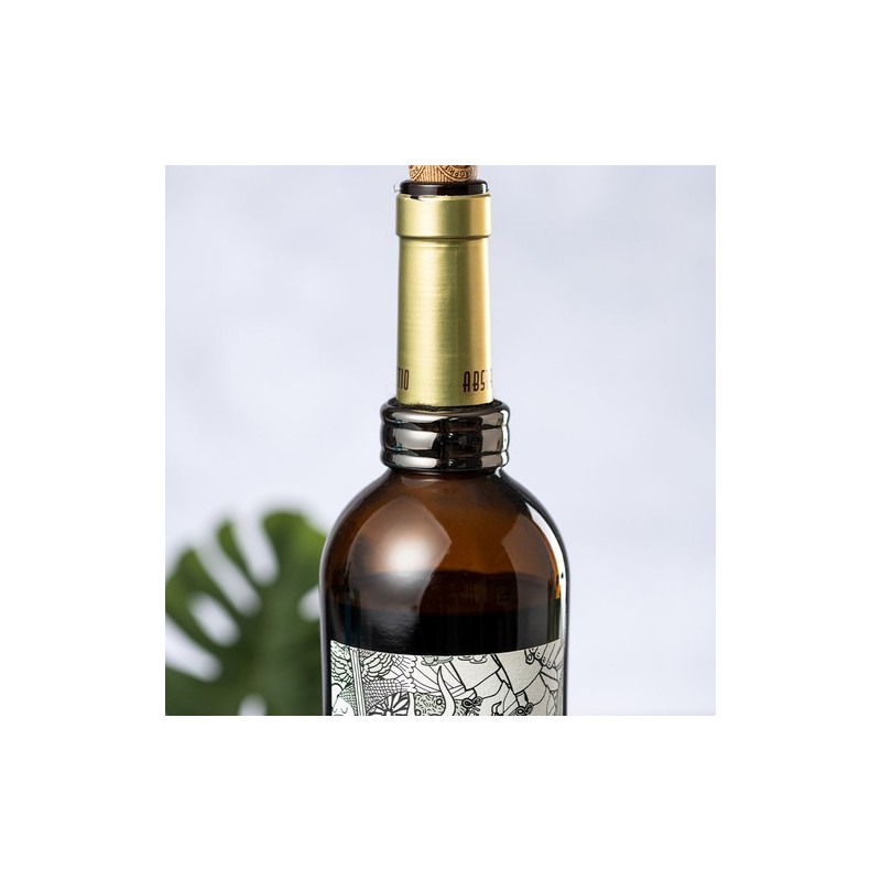 Set de Vin Éco-responsable Élégant Zerquen Matières : acier inoxydable Couleurs : noir objet promotionnel éco-responsable