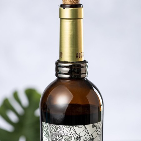Set de Vin Éco-responsable Élégant Zerquen Matières : acier inoxydable Couleurs : noir objet promotionnel éco-responsable