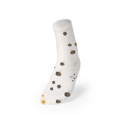 Chaussettes Personnalisées en Sublimation Piodox Matières : polyester Couleurs : blanc marquage laser ultra précis