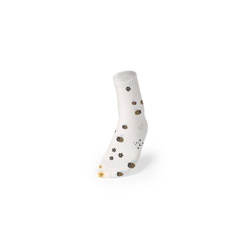 Chaussettes Personnalisées en Sublimation Piodox Matières : polyester Couleurs : blanc marquage laser ultra précis
