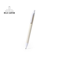 Stylo Éco-responsable Pratique Personnalisé Roliok - pas cher Couleurs : naturel Matières : carton de lait recyclé 2