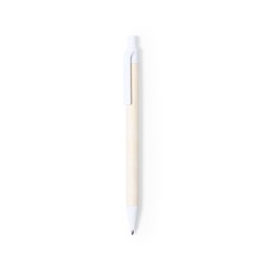 Stylo Éco-responsable Pratique Personnalisé Roliok - pas cher Couleurs : naturel Matières : carton de lait recyclé objet publici