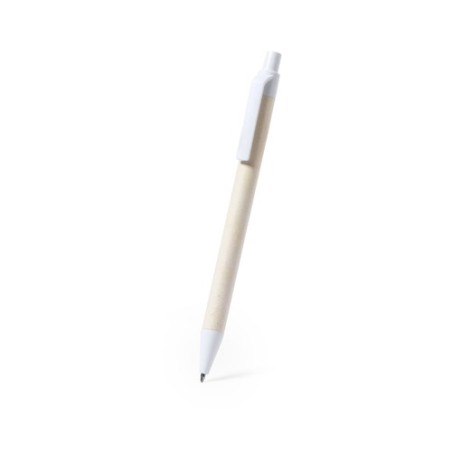 Stylo Éco-responsable Pratique Personnalisé Roliok - pas cher Couleurs : naturel Matières : carton de lait recyclé objet promo p