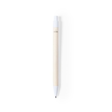 Stylo Éco-responsable Pratique Personnalisé Roliok - pas cher Couleurs : naturel Matières : carton de lait recyclé cadeau entrep