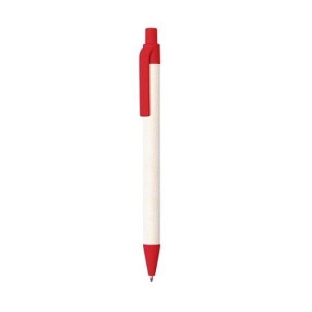 Stylo Éco-responsable Pratique Personnalisé Roliok - pas cher Couleurs : naturel Matières : carton de lait recyclé livraison exp