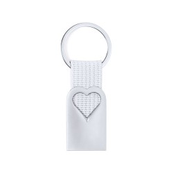 Porte-Clés Éco-responsable Personnalisable en Bois Sontiol Matières : polyester Couleurs : blanc