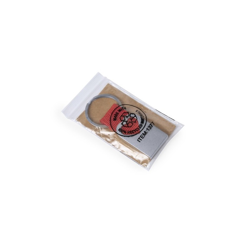 Porte-Clés Éco-responsable Personnalisable en Bois Sontiol Matières : polyester Couleurs : blanc cadeau client original