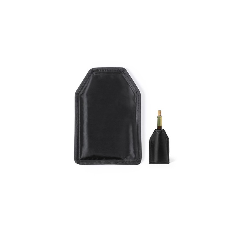 Refroidisseur de Bouteilles Personnalisé Mahony Matières : nylon Couleurs : noir personnalisable avec votre logo