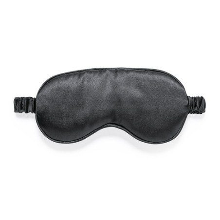 Masque de Sommeil Personnalisé Élégant - Confort Brenda Matières : satin Couleurs : noir