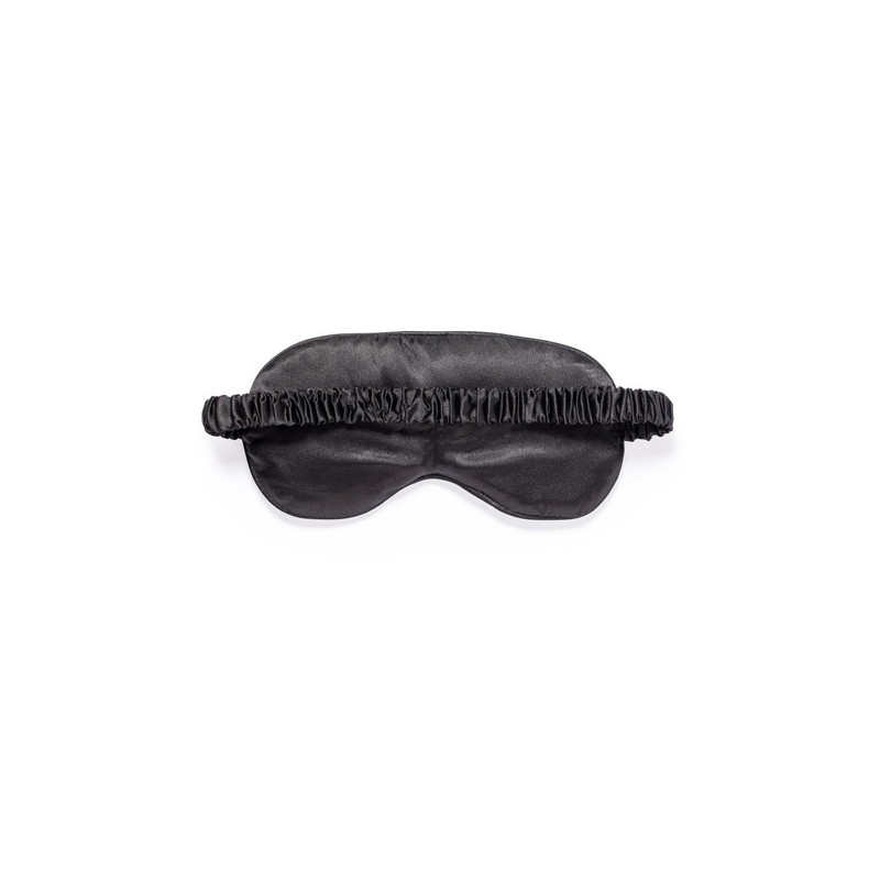 Masque de Sommeil Personnalisé Élégant - Confort Brenda Matières : satin Couleurs : noir cadeau entreprise pas cher