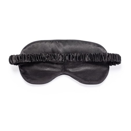 Masque de Sommeil Personnalisé Élégant - Confort Brenda Matières : satin Couleurs : noir cadeau entreprise pas cher