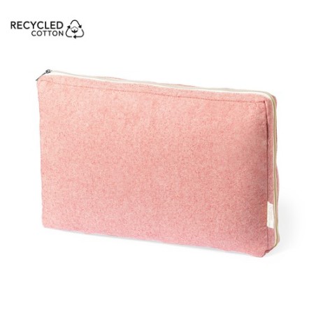 Housse Éco-responsable et Pratique pour Ordinateur Portable - Drift Matières : coton recyclé Couleurs : rouge objet promotionnel