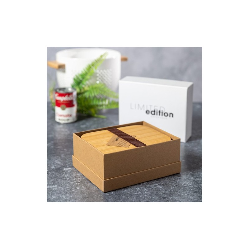 Gamelle Éco-responsable Personnalisée Crisbut Matières : bambou cadeau collaborateur premium