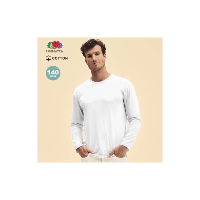 T-Shirt Long Sleeve Blanc Adulte - Iconic