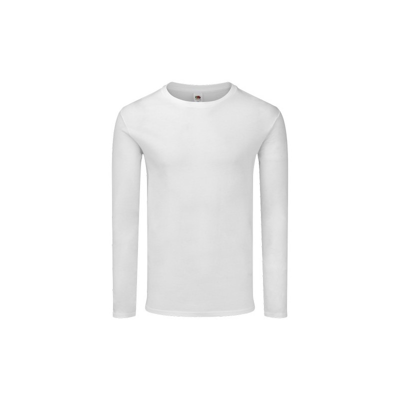T-Shirt Long Sleeve Blanc Adulte - Iconic