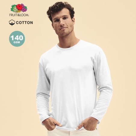 T-Shirt Long Sleeve Blanc Adulte - Iconic