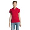 Polo polycoton personnalisé pour femme - PRIME Matières : PET Taille textile : XXL Couleurs : rouge objet promo petit budget