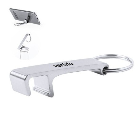 Porte-Clés Multifonction Personnalisé Éco-responsable Delfis Matières : aluminium Couleurs : argenté personnalisable avec votre 