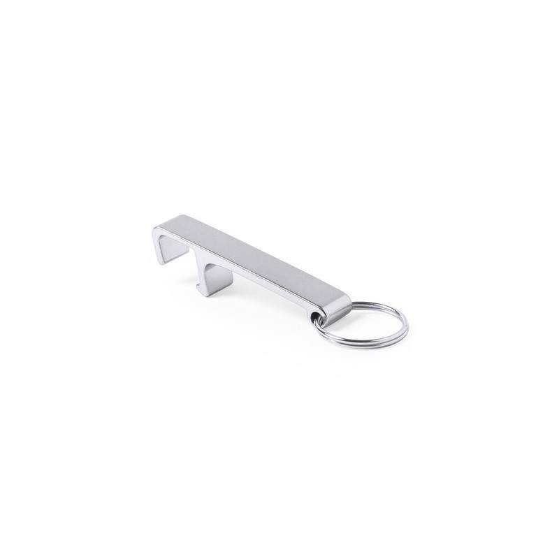 Porte-Clés Multifonction Personnalisé Éco-responsable Delfis Matières : aluminium Couleurs : argenté impression haute définition
