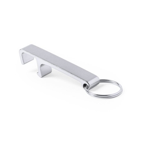 Porte-Clés Multifonction Personnalisé Éco-responsable Delfis Matières : aluminium Couleurs : argenté impression haute définition