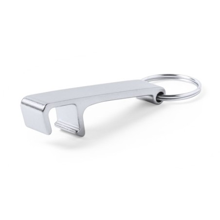 Porte-Clés Multifonction Personnalisé Éco-responsable Delfis Matières : aluminium Couleurs : argenté objet promotionnel éco-resp