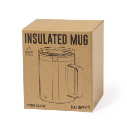 Tasse Thermique Éco-responsable et Pratique Suprax Personnalisée Matières : polypropylène (PP) Couleurs : noir cadeau entreprise
