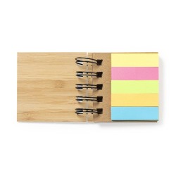 Bloc Notes Personnalisé Éco-responsable - Objets Publicitaires Feros Matières : bambou 2