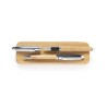 Stylo et Roller Éco-responsables Personnalisés Pas Cher - Set Notium Matières : bambou impression haute définition