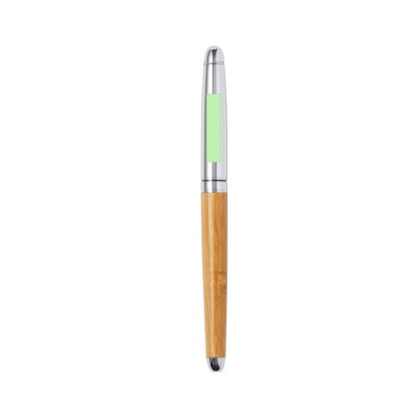Stylo et Roller Éco-responsables Personnalisés Pas Cher - Set Notium Matières : bambou cadeau client original