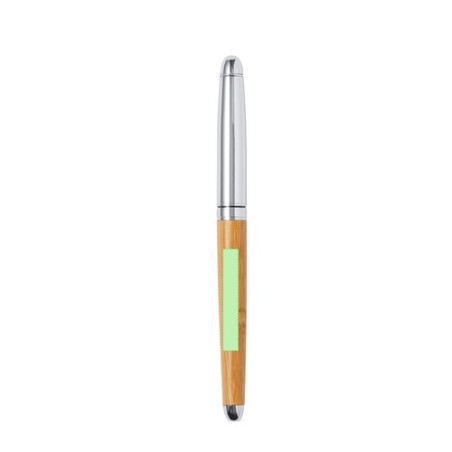 Stylo et Roller Éco-responsables Personnalisés Pas Cher - Set Notium Matières : bambou goodies personnalisé en stock