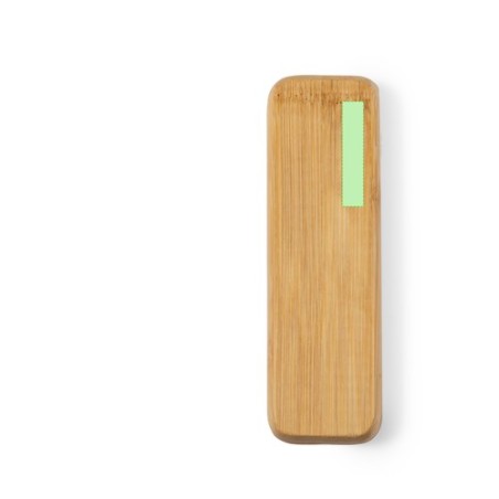 Stylo et Roller Éco-responsables Personnalisés Pas Cher - Set Notium Matières : bambou personnalisation sur mesure