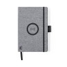 Bloc Notes Éco-responsable et Pratique Personnalisé Chargeur Bein Matières : PET recyclé Couleurs : gris
