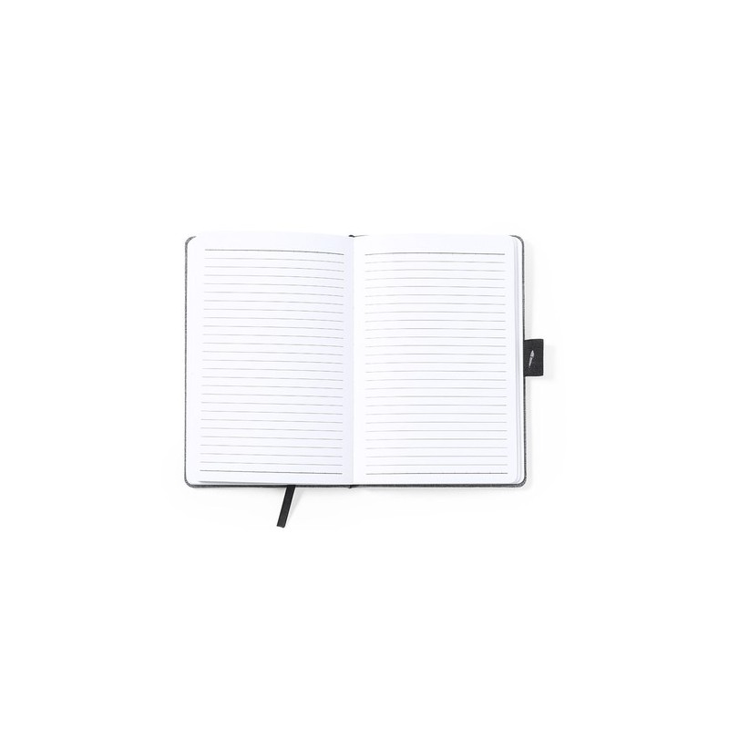 Bloc Notes Éco-responsable et Pratique Personnalisé Chargeur Bein Matières : PET recyclé Couleurs : gris livraison express 24h 4
