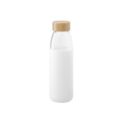Gourde Éco-responsable Personnalisable Teltox Matières : bambou Couleurs : blanc