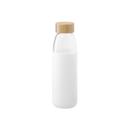 Gourde Éco-responsable Personnalisable Teltox Matières : bambou Couleurs : blanc