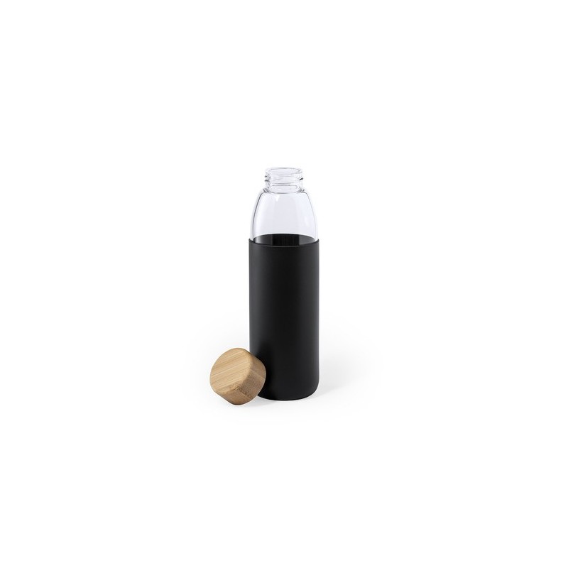 Gourde Éco-responsable Personnalisable Teltox Matières : bambou Couleurs : blanc objet promotionnel éco-responsable