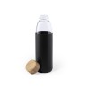 Gourde Éco-responsable Personnalisable Teltox Matières : bambou Couleurs : blanc objet promotionnel éco-responsable