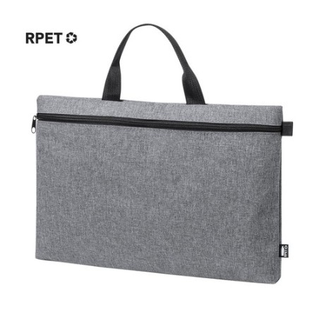 Porte-Documents Éco-responsable Personnalisé pas cher - Divaz Couleurs : gris Matières : polyester recyclé marquage laser ultra 
