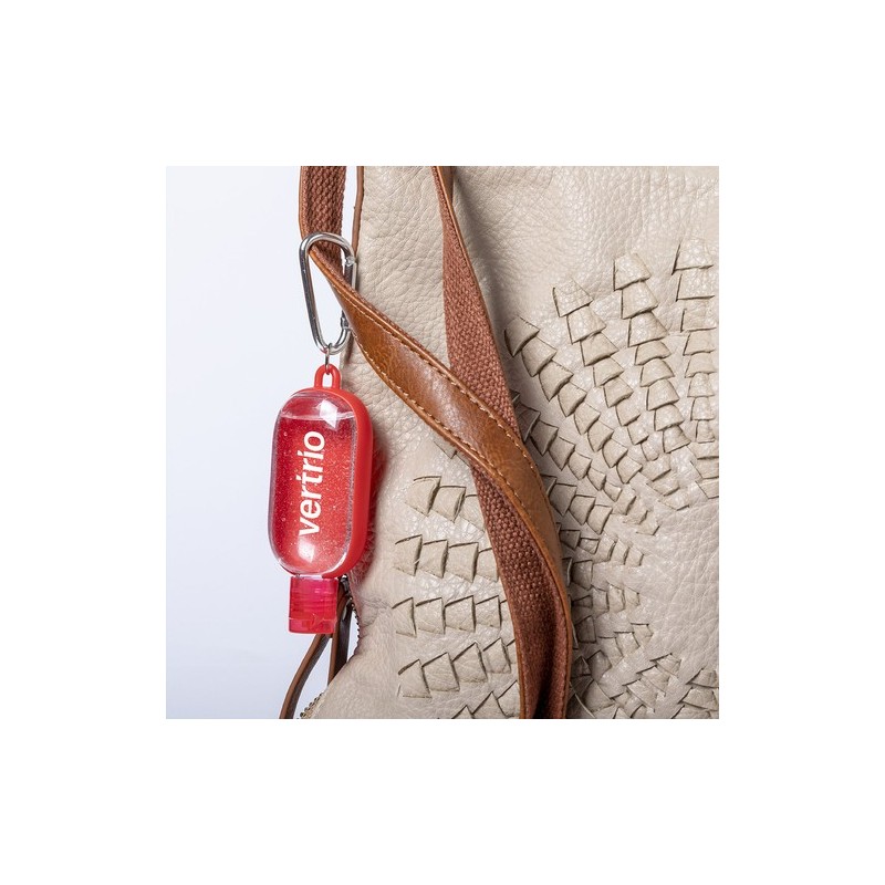 Gel Hydroalcoolique Pratique Sécuritaire Personnalisé Trikel Couleurs : vert impression logo haute qualité