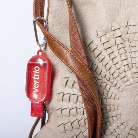 Gel Hydroalcoolique Pratique Sécuritaire Personnalisé Trikel Couleurs : vert impression logo haute qualité