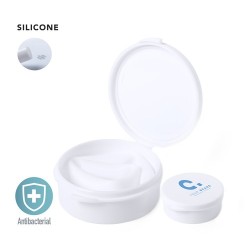Paille Antibactérienne Personnalisée Pratique pour Bar - Ladix Matières : silicone Couleurs : blanc 2