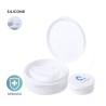 Paille Antibactérienne Personnalisée Pratique pour Bar - Ladix Matières : silicone Couleurs : blanc personnalisable avec votre l