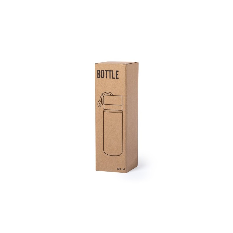 Gourde Éco-Responsable Personnalisable Lurok Matières : bambou Couleurs : blanc impression haute définition