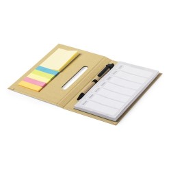 Bloc Notes Éco-responsable et Personnalisé Pas Cher Kendil Matières : carton recyclé Couleurs : naturel