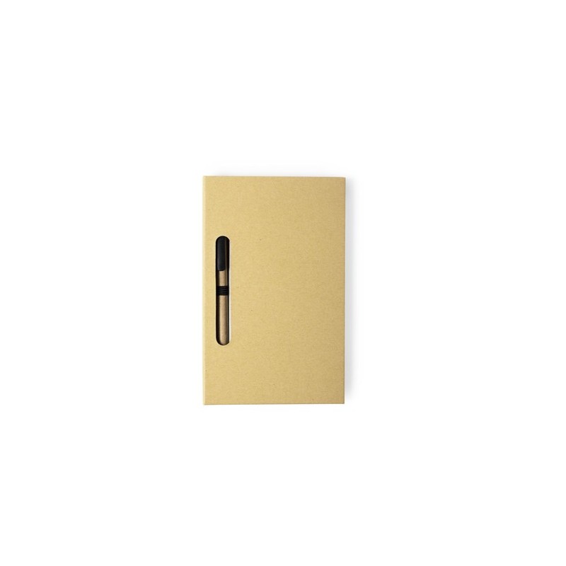 Bloc Notes Éco-responsable et Personnalisé Pas Cher Kendil Matières : carton recyclé Couleurs : naturel goodies publicitaire évé