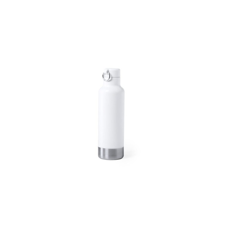 Gourde en Inox Personnalisable Pernal Matières : acier inoxydable Couleurs : blanc